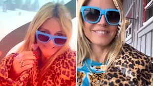 Heidi Klum shows off her fabulous fur coat