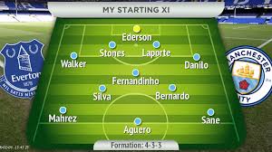 The manchester city everton will be broadcasted live on tv on sky sports premier league, sky sports red button. How Man City Should Line Up Vs Everton In The Premier League Manchester Evening News
