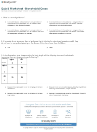 Free biology revision notes on monohybrid inheritance. Monohybrid Cross Worksheet 2 Printable Worksheets And Activities For Teachers Parents Tutors And Homeschool Families
