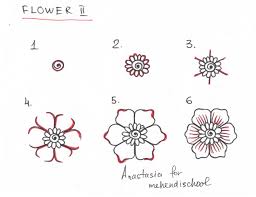 How To Draw A Beautiful And Smooth Mehndi Flower Small And Easy Henna Tutorial Diy Flower Drawing Beginner Henna Designs Henna Designs Easy