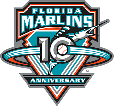 Florida Marlins Anniversary Logo Anniversary Logo Mlb Team Logos Event Logo