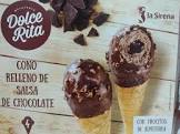 Cono Relleno De Salsa Chocolate