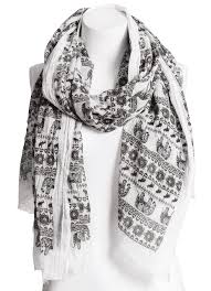 Black And White Scarf Png Beautiful Black White Lightweight Elephant Boho Scarf Is The Perfect Winter Accessory In 2020 Black White Scarf Lightweight Scarf Scarf Styles