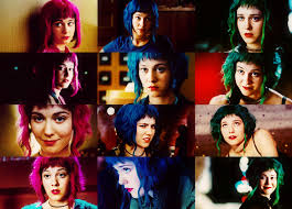 Ramona Flowers The Movie Version And Her Awesome Hair Colors Scott Pilgrim Scott Pilgrim Vs The World Ramona Flowers