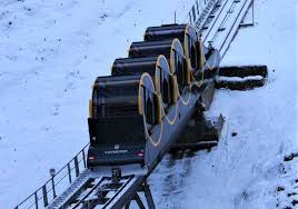 It replaced the old funicular. Stoosbahn Funicular Vacation Train Switzerland