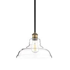 Lucera Glass Kitchen Pendant Light Antique Brass Farmhouse Hanging Light Fixture With Led Bulb Ll P Pendant Light Glass Pendant Shades Hanging Light Fixtures
