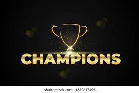 Young champions can then take these skills with them on their journeys through life. Vector Illustration Word Champions Abstract Image Stock Vector Royalty Free 1382617499
