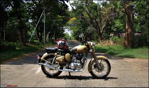 Royal enfield is steadily approaching. My 1st Bull Classic 500 Desert Storm Team Bhp