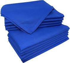 Maybe you would like to learn more about one of these? Amazon Com Linen Clubs Dinner Napkin 100 Cotton 20x20 Royal Blue Wedding Napkins 100 Cotton Napkins Cocktail Napkins Cloth Napkins Fabric Napkins Cloth Napkins Set Of12 Dyed Cloth Napkins Machine Washable Home Kitchen