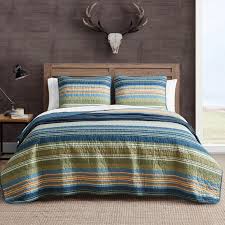 Outdoorsy timberline pieces together geometric patterns and solids in a harmonious blend. Yakima Valley Blue Standard Cotton 136 Tc Reversible Farmhouse Country Quilt Set In 2021 King Quilt Sets Quilt Sets Bedding Quilt Sets