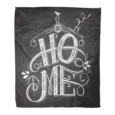 We use chalk board finishing paint. Hatiart Throw Blanket Warm Cozy Print Flannel Saying Home Chalkboard Sign Hand Lettering On Blackboard Chalk Welcome Comfortable Soft For Bed Sofa And Couch 58x80 Inches Walmart Canada