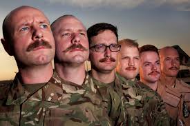 RAF personnel from 83 Expeditionary Air Group (EAG), based in Al Udeid,  Qatar, have done their bit for Movember Foundation UK. Through generous  donations from their friends and family back home and