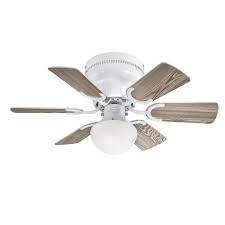 This small ceiling fan without light is known for its whisper quiet operation and providing optimal air circulation. Westinghouse Lighting Petite 30 Inch Six Blade Indoor Ceiling Fan White Finish With Led Light Fixtu