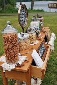 Trail Mix Bar Wedding Snacks Vintage Wedding Reception Autumn Wedding Food