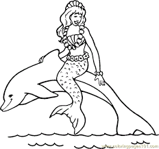 A huge collection of dolphins coloring pages. Dolphin Coloring Page 16 Coloring Page For Kids Free Dolphin Printable Coloring Pages Online For Kids Coloringpages101 Com Coloring Pages For Kids