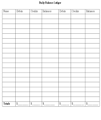 Gives you a complete summary of your expenses and income amounts in one screen. Daily Balance Ledger Template Download From Accounting And Finance Ledgers