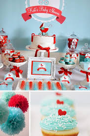 5 Baby Shower Color Schemes For Summer Red Baby Shower Carriage Baby Shower Blue Baby Shower