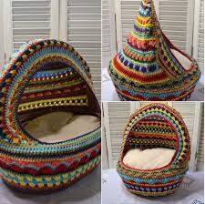 To create this cat cave you need to use a stiff yarn, i used a mix of caron one pound and red heart super saver. Crochet Cat Cave Ideas You Ll Totally Love The Whoot Crochet Cat Bed Crochet Cat Cute Crochet
