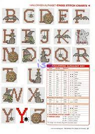Whether you need letters to complete your design or your letters are the design, these alphabets will help you to create truly unique and treasured keepsakes. Halloween Abc Halloween Cross Stitch Patterns Cross Stitch Alphabet Holiday Cross Stitch
