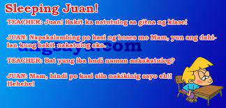 A collection of pinoy jokes | english funny jokes | tagalog funny jokes | visayan funny jokes | istoryaheee jokes, pick up lines and the like | corny jokes | green jokes. Sleeping Juan Pinoy Joke Pinoy Tagalog Joke Funny Quotes Marriage Quotes Funny Happy Quotes Funny
