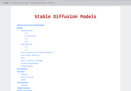 Stable Diffusion Models官网- 1、网址为Github的stable ...