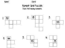 number grid puzzles