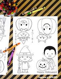 Here at coloringpages.site we are constantly adding coloring pages to our online coloring game. Printable Halloween Coloring Books Happiness Is Homemade
