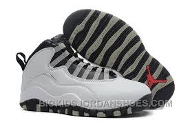 Http Www Bigkidsjordanshoes Com Low Cost Nike Air Jordan X 10 Retro Womens Shoes Hot Stright White Black Jordan Shoes For Kids Air Jordans New Jordans Shoes