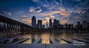 Prime waterfront fh development @ kallang. Sunset Kallang River We Are Walk From Stadium Mrt Station Passing By Tanjong Rhu Bridge Along The Kallang River Toward Bay E Singapore City Scenery Sunset
