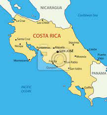 Karte is a town and a locality in the australian state of south australia located in the state's east about 192 kilometres east of the state. Republik Costa Rica Vektor Karte Fototapete Fototapeten Geographischen Rica Costa Myloview De