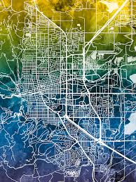 .trail maps wiki / colorado boulder county boulder county, colorado: Boulder Colorado City Map Digital Art By Michael Tompsett