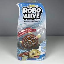 Zuro Robo Alive Real Life Robotic Pet Water Activated Swims Tiny Turtle New  | eBay
