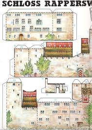 Die kallboys bringen mondorf auf pappe. Bastelbogen Schloss Rapperswil Bastelbogen Schloss Aus Karton Basteln