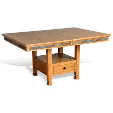 Shop the sedona collection from sunny designs at wayfair for a zillion options to meet your unique style and budget. Sunny Designs Sedona 2 Adjustable Butterfly Dining Table With Natural Slate Fashion Furniture Dining Tables