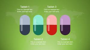 4 cool pill shapes for powerpoint slidemodel