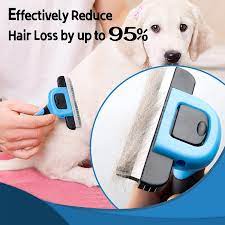 Buy Anengpu Professional Deshedding Tool Pet Grooming Brush Best Long Short Hair Dog Deshedding Tool Which Can Effectively Reduce Up To 95 Of Professional Deshedding Tool For Cats And Dogs Online