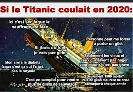 The Meme If The Titanic Sank In 2020 What Would Passengers Say Petit Petit Gamin