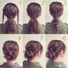 Fancy Bun With Braids Braided Hairstyles Updo Lazy Hairstyles Hair Styles
