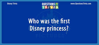 Every editorial product is independently selected, though we may be compensated . Disney Trivia Questions Questionstrivia