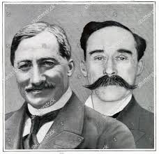 Explorers Frederick Cook 1865-1940 Robert Peary Editorial Stock Photo