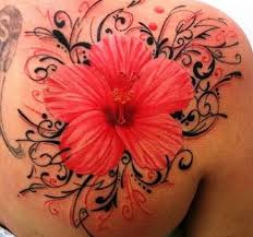 Bird and flower tattoo meaning. 23 Colorful Hawaiian Flower Tattoos With Meanings Tattooswin