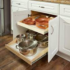 Conveniently store your trash bins tucked away in your drawers so you can maintain your kitchen's lovely appearance. Made To Fit Slide Out Shelves For Existing Cabinets By Slide A Shelf Costco