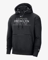 The resolution of png image is 600x600 and classified to nike shoes ,nike check ,black hoodie. Brooklyn Nets Courtside Men S Nike Nba Pullover Hoodie Nike In