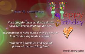 Verse Reime Gedichte Von Sabsel Zum 78 Geburtstag Steemkr