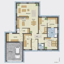 Luxus Bungalow Mit Garage Grundriss Bungalow Haus Bungalow Haus Grundriss