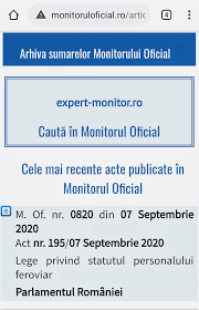 Statutul personalului feroviar poate fi consultat mai jos sau descarcat in format.pdf in varianta finala trimisa spre promulgare. Legea 195 07 09 2020 Statutul Personalului Feroviar Posts Facebook