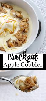 Crockpot Apple Cobbler Crockpot Dessert Recipes Crock Pot Desserts Slow Cooker Apples