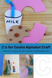 Cookies are a great way to teach kids about literacy. C Is For Cookie Alphabet Craft That Bald Chick