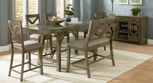 Emory counter dinette with 3 benches. Omaha Counter Height Dining Set W X Back Bench Grey Standard Furniture Furniture Cart