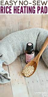 Easy No Sew Diy Rice Heating Pad Living Well Mom Recipe Rice Heating Pads Diy Heating Pad Homemade Heating Pad